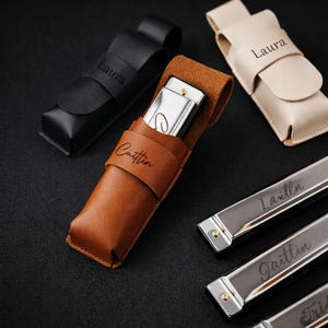 Personalized Stainless Steel Harmonica,Custom Groomsmen Best Man Gifts, Birthday Gift for Mom Dad, Bridesmaid Gift,Mother's Day Gift