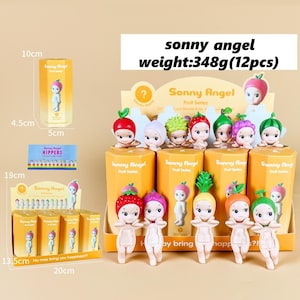 Sonny Angel Fruit Series Random Blind Box/1pcs-12 set、Vegetable Series/Animal Series/Kawai Cute Sonny Angel On Phone/Gift For Kids