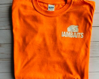 Iambaits Orange Logo Fishing T-shirt