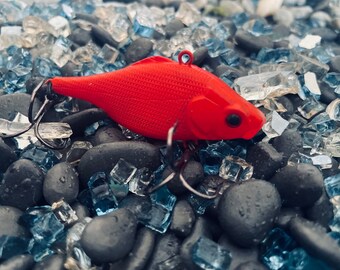 IAMBAITS: Flame Custom Painted Lipless Crankbait