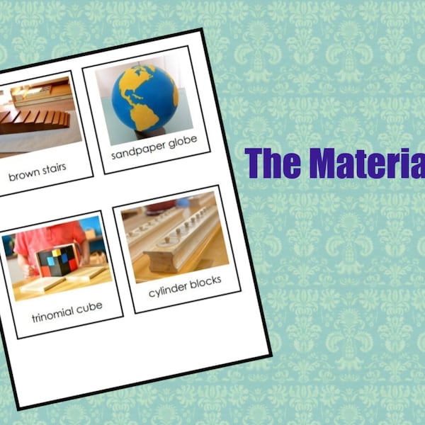 Montessori Materials • Three Part Cards • Montessori • Flash Cards • Digital Montessori • Printable • Nomenclature •  Vocabulary