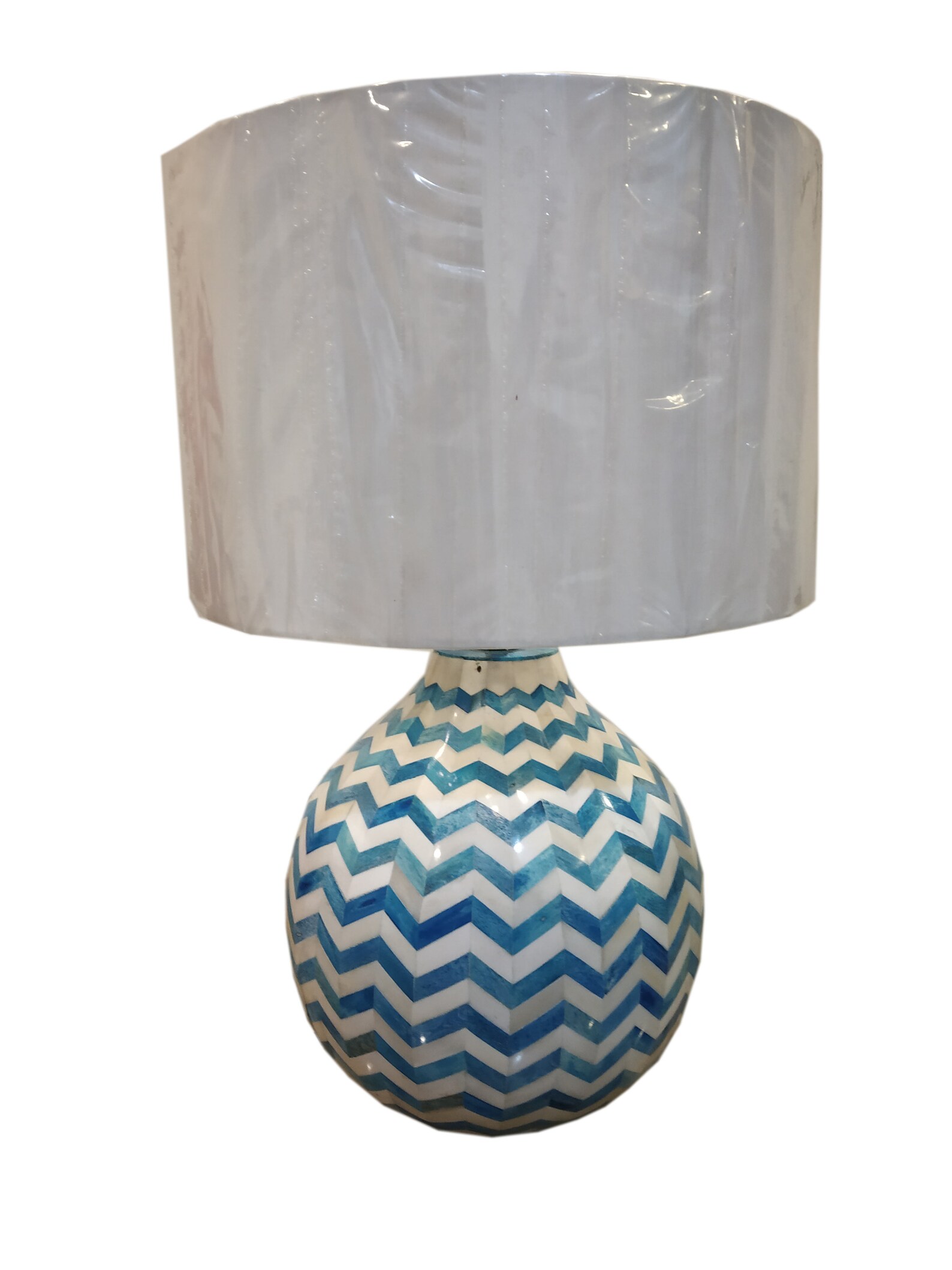 Bone Inlay Table Lamp Etsy