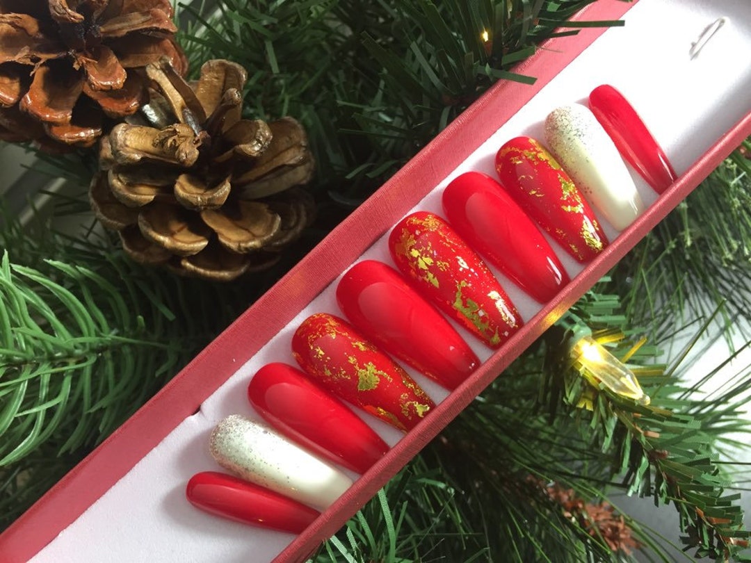 Luxury Nails Press on Nails Fake Nails Hand Made Hand Etsy