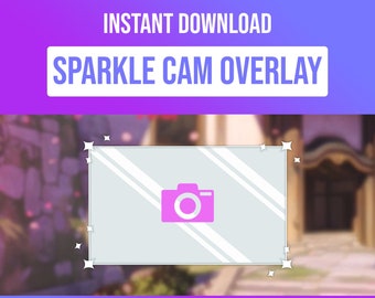 Sparkle Webcam Overlay for Streaming