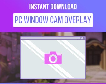 PC Window Camera Overlay for Streaming