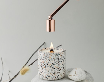 Mosaic-Terrazzo soy candles|luxury candles | Modern Home decor |terrazzo|Minimalistic|decoration objects |Scandinavian decor