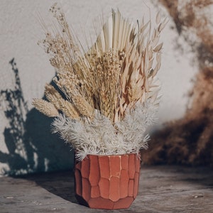 ATHENS Dried flower bouquet in concrete vases | Dried flowers | Gift| bouquet | dried flowers arrangement | home deco |wedding gifts| favors