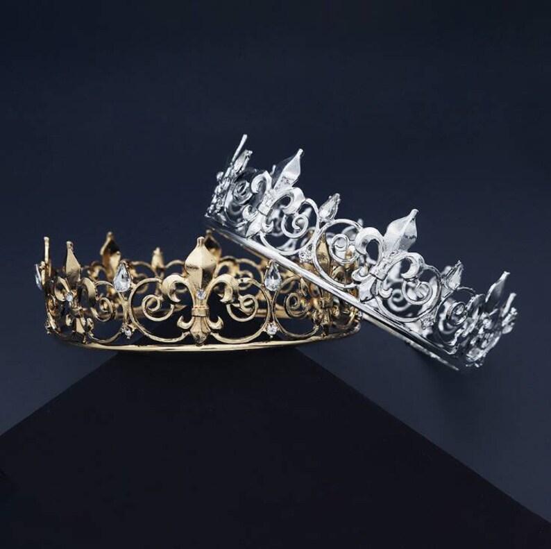 Crystal Alloy Tiaras Crown for Men/women Prom Hair Accessories Etsy