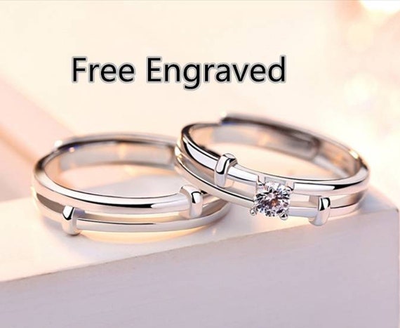 Kazare Unique Style Couple Rings | Proposal Ring Set | Rings for Men Women  | Fashionable