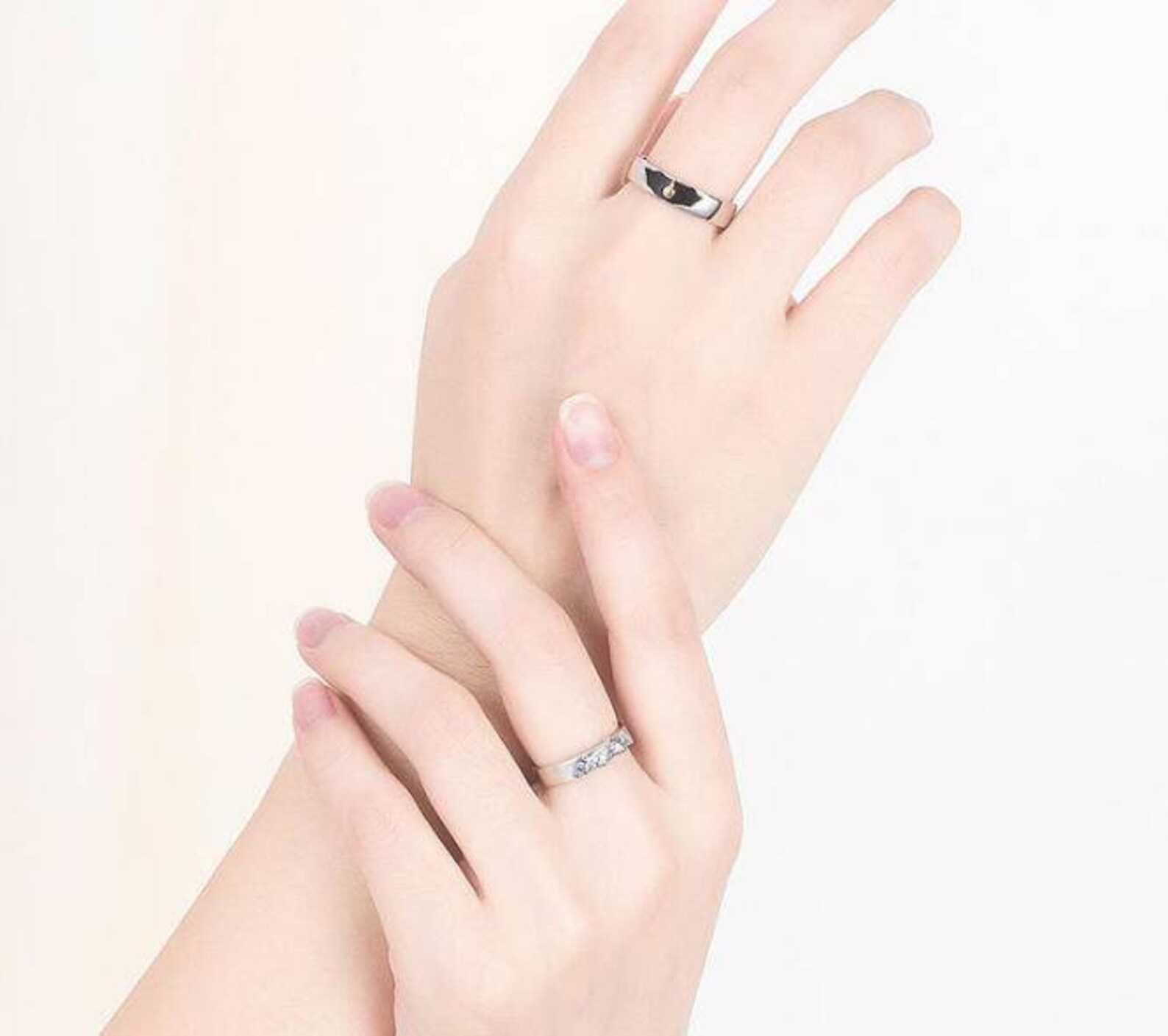 Light and Umbrella Sterling Silver Ring Opening Couple Ring Etsy