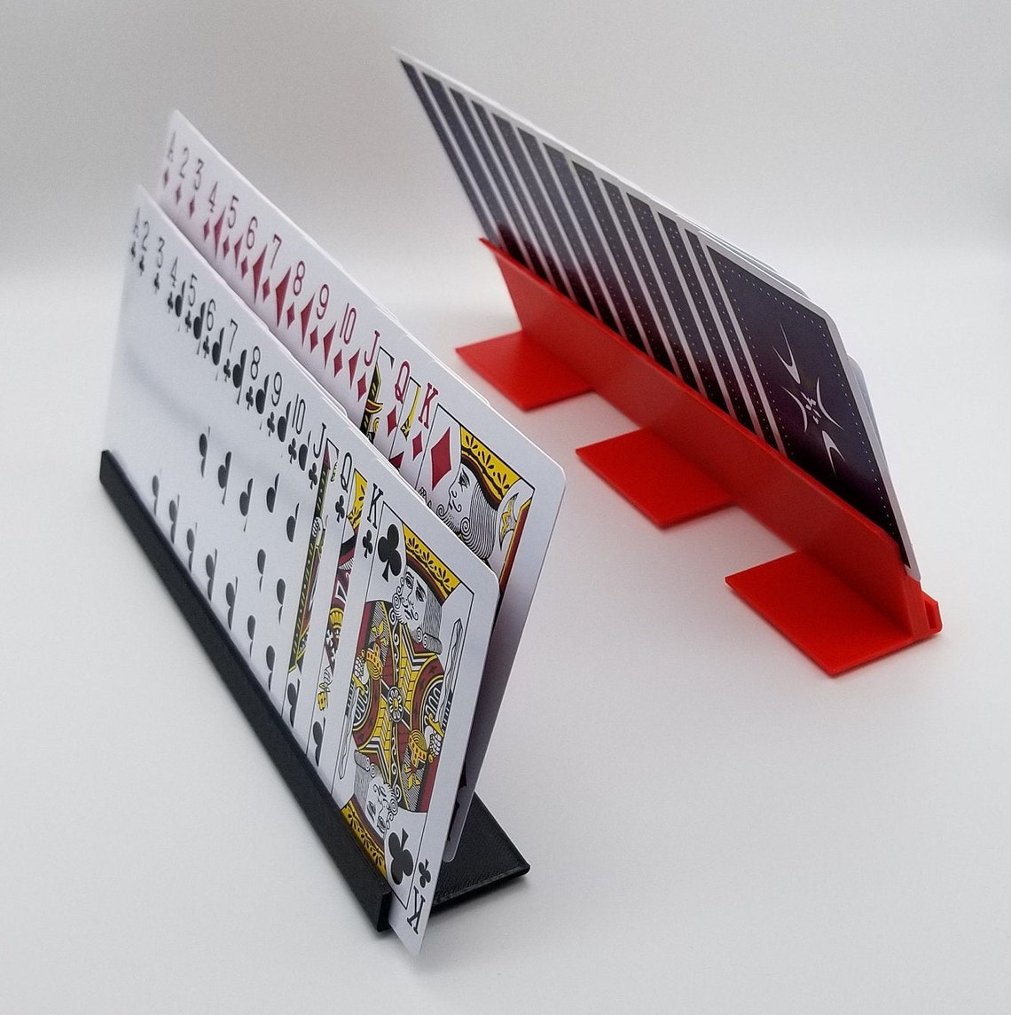 Table Top Card Holders UNO Canasta Pinochle Samba Etsy