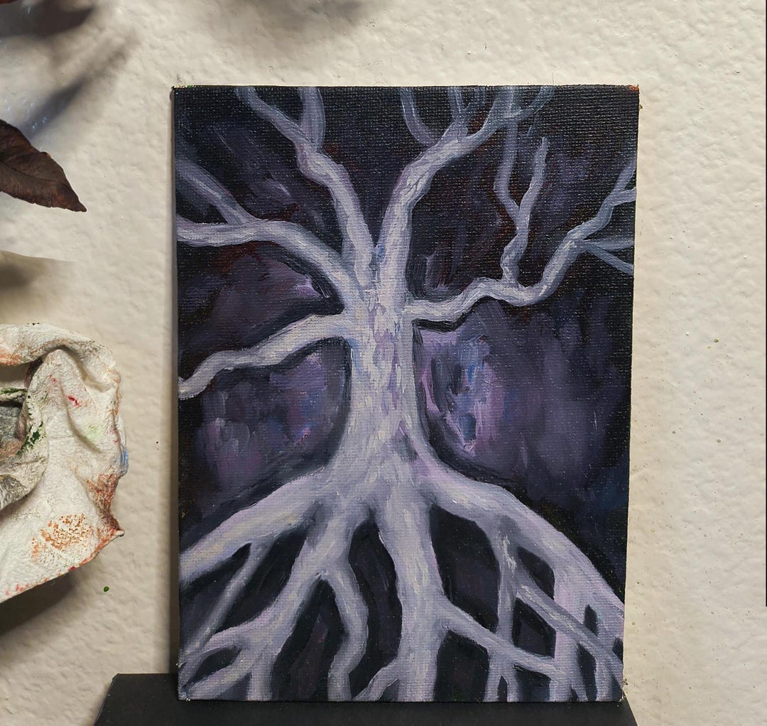 The Goodbye Tree | Oil Painting on Canvas - Etsy