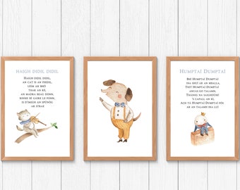 animal prints for nursery ireland