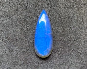 Natürliche Labradorit 43 x 20 MM Teardrop Cabochon Lose Edelstein für die Herstellung von Schmuck