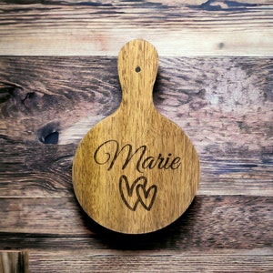 Board personalized with engraving - Coaster - Raclette