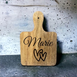 Board personalized with engraving - Coaster - Raclette