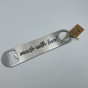 Personalized bottle opener