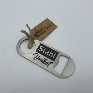 Personalized Bottle Opener - Stainless Steel Keychain