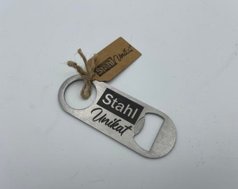 Personalized Bottle Opener - Stainless Steel Keychain