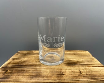 Schnapsglas personalisiert  mit individueller Gravur - Geschenk Hochzeit - Geburtstag