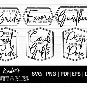 Wedding Sign SVG - Wedding Decor SVG - Bride Svg - Wedding Frame Svg - Wedding bundle svg - Reception Svg - Ceremony - Cricut - Silhoutte