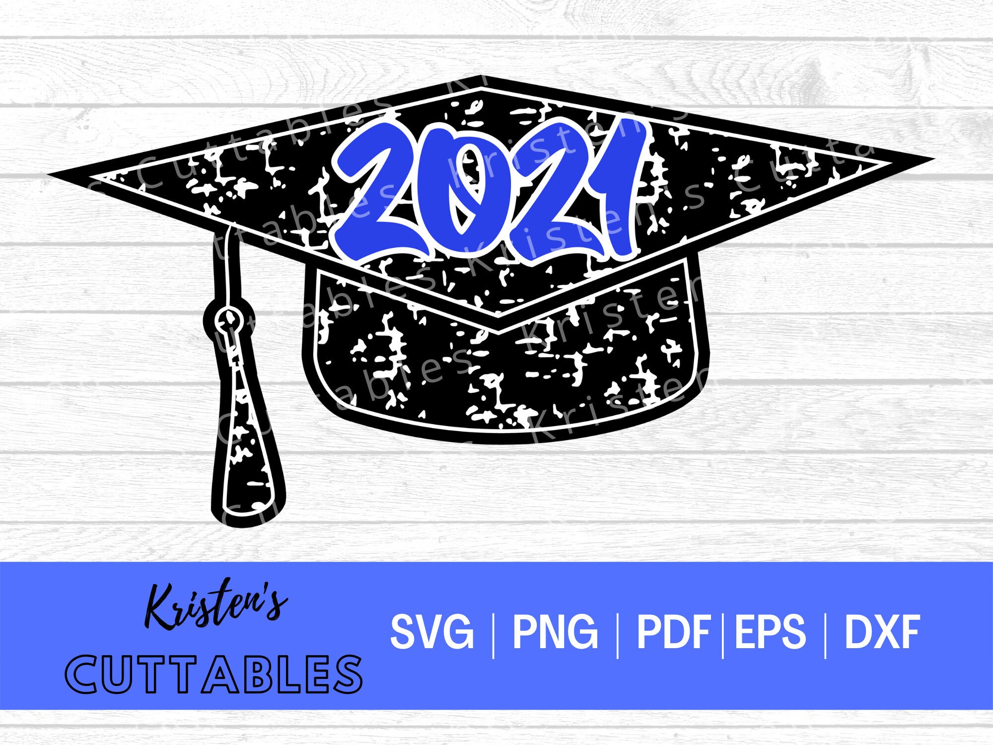 Download Grunge Graduation Cap SVG 2021 Grad Cap SVG Senior | Etsy
