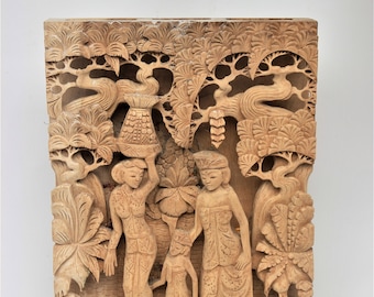 【 戦前バリ島史料 】　木彫面、著書、生写真ほか　　　O1017A 戦前バリ島史料 】木彫面、著書、生写真ほかO1017A