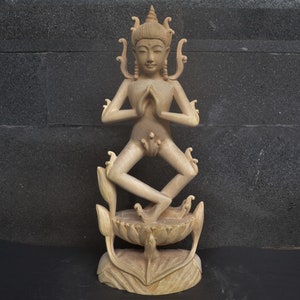 Balinese Handmade Tintya Wooden Sculpture Size 32 cm x 13 cm x 7 cm Wood Carving, Sculpture, Art from Bali Indonesia