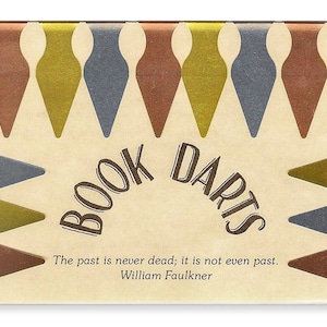 Book Darts, 15 - Count Pack - Mixed Metals