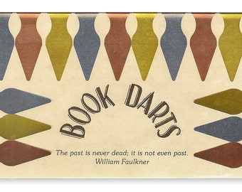 Book Darts, 15 - Count Pack - Mixed Metals