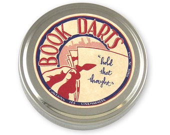 Book Darts, 125-count Tin Stainless Steel