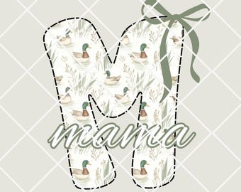 Vintage Duck png, Grandmillenial Duck png, Retro Duck png, Mallard png, Gingham png, Mama Duck png, Camo Mama png, Mallard Mama png, Preppy