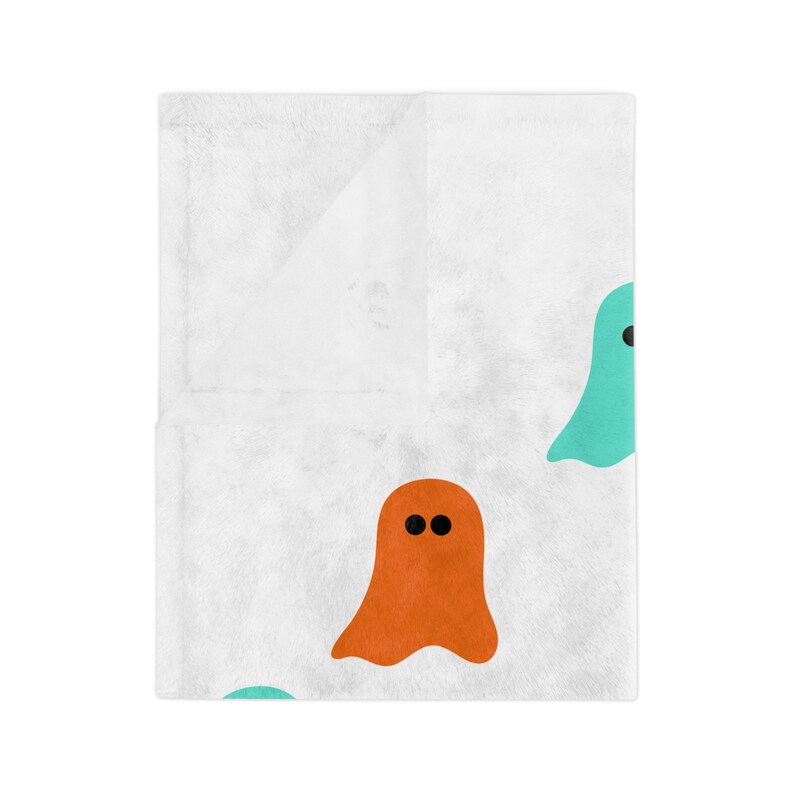 Pastel Ghost Blanket Pastel Ghost Throw Colorful Ghost Etsy