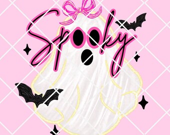 Preppy Ghost png, Preppy Halloween png, Spooky png, Preppy Fall png, Brushstroke Fall png, Coquette Ghost png,Hand Drawn Fall png,Cute Ghost