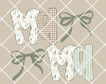 Vintage Duck png, Grandmillenial Duck png, Retro Duck png, Mallard png, Gingham png, Mama Duck png, Mallard Mama png, Camo Mama png,Mama png