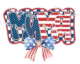 American Mama png, 4th of July Mom Png, Fourth of July png, USA Flag png, Retro American Independence, Patriotic png, 4th of July Mama png
