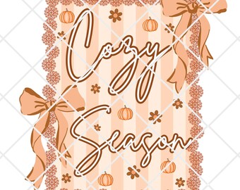 Coquette Herbst png, Preppy Herbst png, Spitze Herbst png, Floraler Herbst png, Girly Blumen Herbst, Herbst png, Trendiger Herbst png, Vintage Retro Herbst png