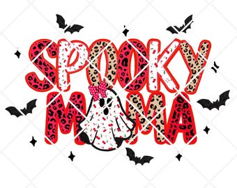 Preppy Ghost png, Leopard Checkered Ghost png, Preppy Halloween, Boo png, Cute Ghost png, Coquette Ghost, Spooky png, Girly Ghost png,Trendy