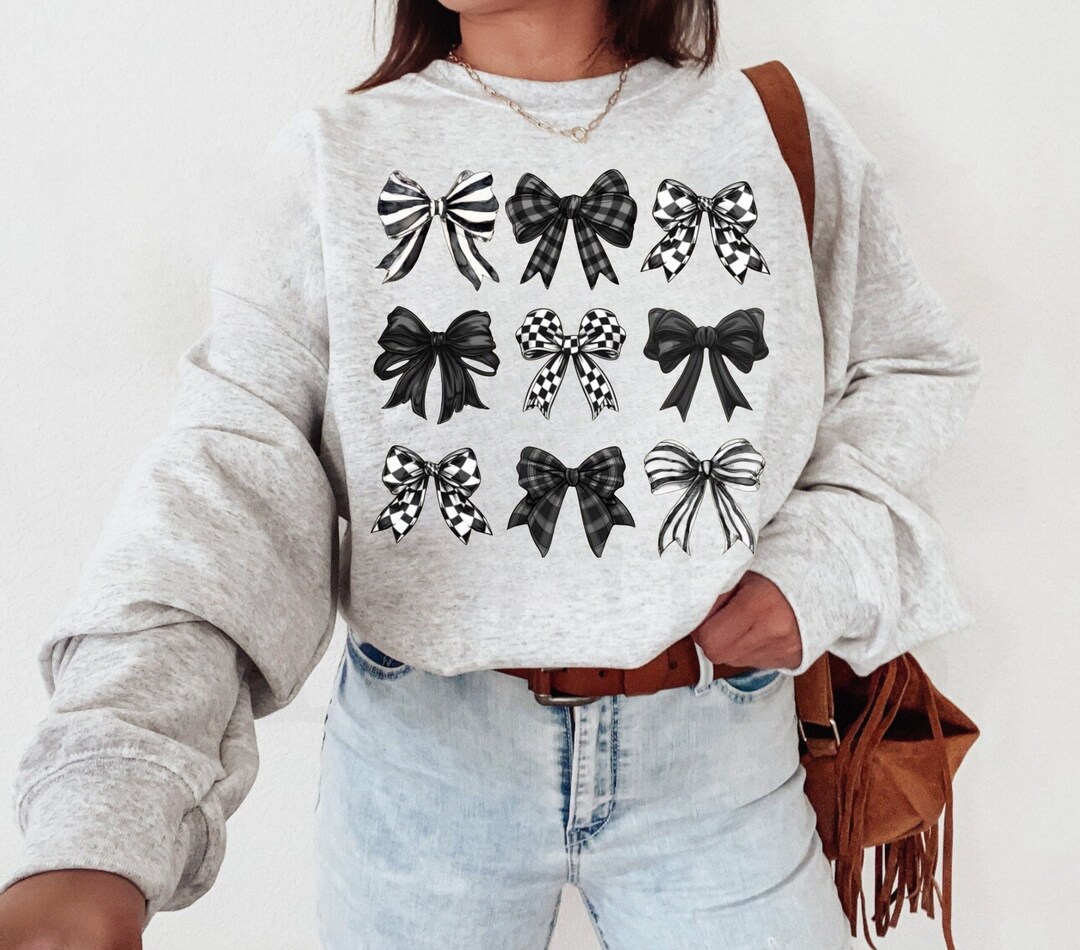 PETIT BOW SWEATSHIRT • BLACK