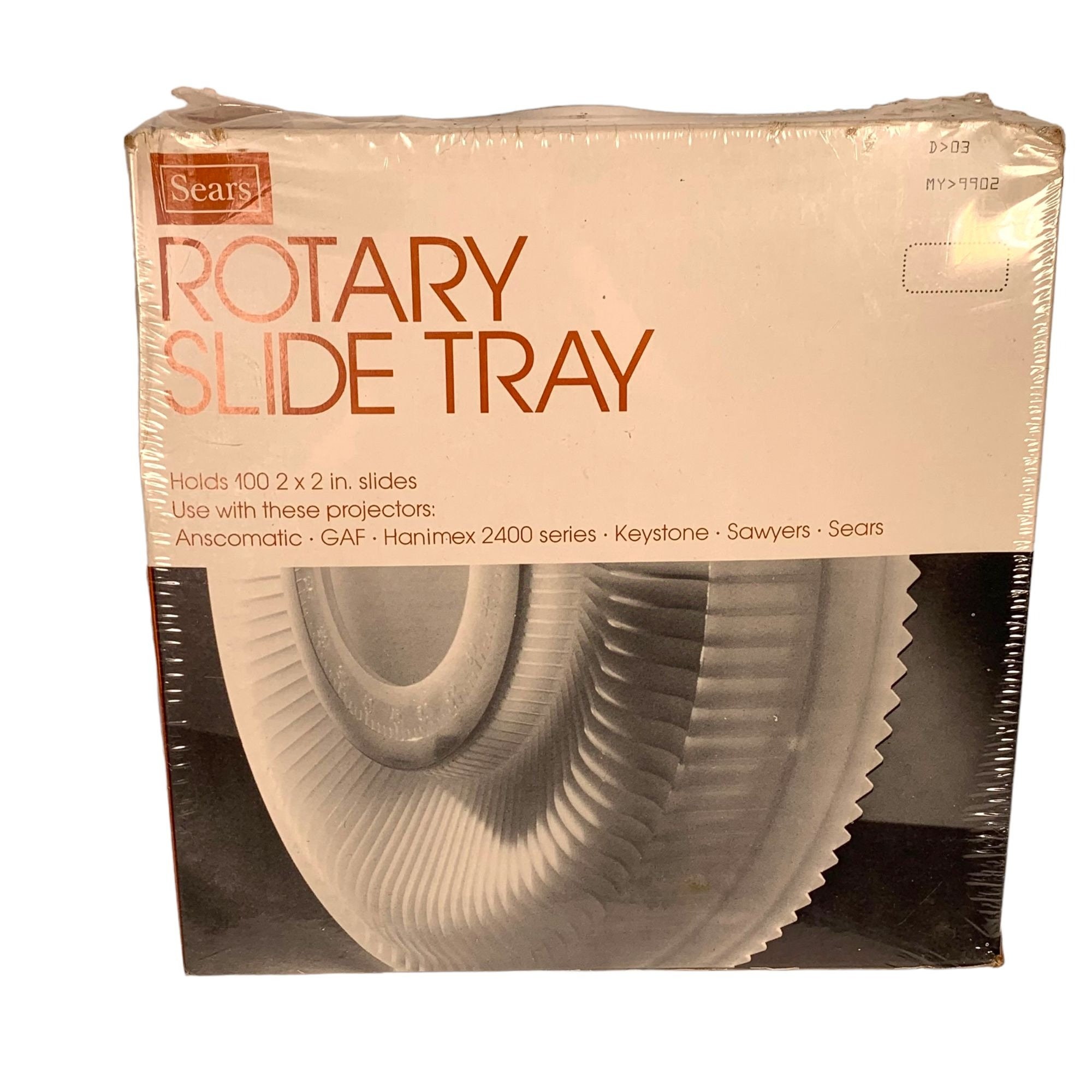 Sears Rotary Slide Tray Holds 100 2x2 Slides 39902 New Sealed Etsy