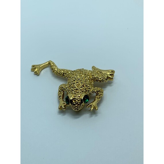 Napier Frog Brooch vintage signed - image 1