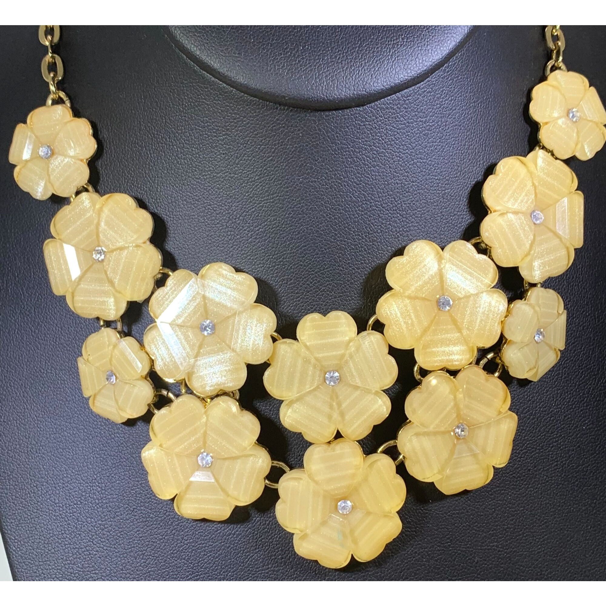 Joan Rivers Fashion Jewelry for Sale | Shop New & Pre-Owned  Joan Rivers Jeweled Starlet Yellow Flower Gunmetal 21\