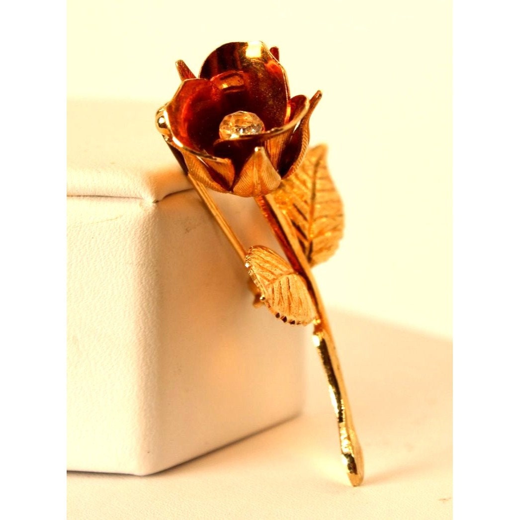 Broche Vintage Soleil – Strass Irisés Et Laiton Doré (années 80/90)