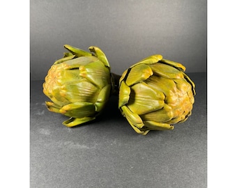 Faux Artichokes Lot of 8