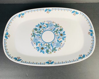 【極美品】Noritake MOONLIGHT 小皿 6枚セット ブルー 金彩 NORITAKE Progression China Japan Blue Moon 9022 Platter Vintage