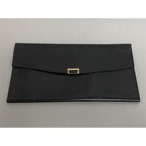 Monedero de mano o billetera grande Chanel Vintage, negro