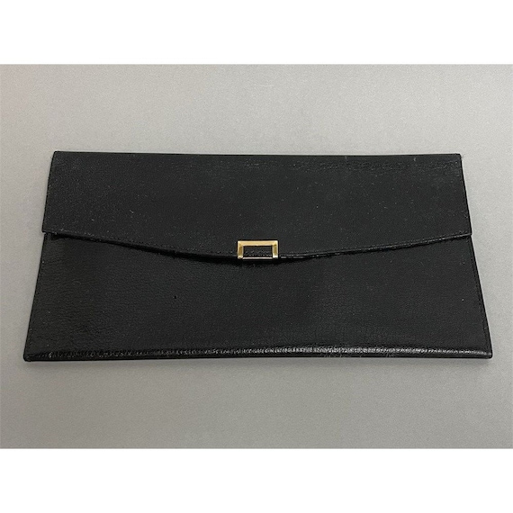 Chanel Vintage Clutch Purse or Large Wallet, Black