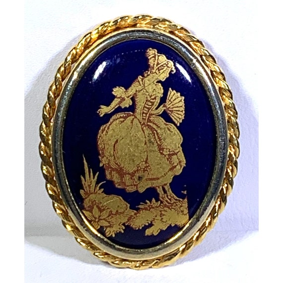 Vintage limoges blue gold - Gem