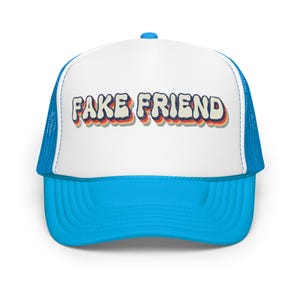 Funny Trucker Hat, Hat Roulette, Adult Humor, Bachelorette Party Hat, Bachelor Party Hat, Festival Hat - Fake Friend