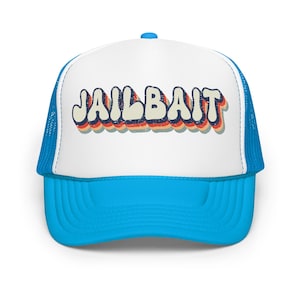 Funny Trucker Hat, Hat Roulette, Adult Humor, Bachelorette Party Hat, Bachelor Party Hat, Festival Hat - Jailbait